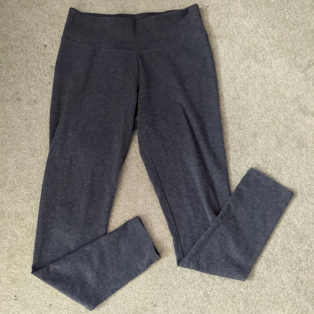 Aerie Mid Rise Chill Play Move Gray Leggings